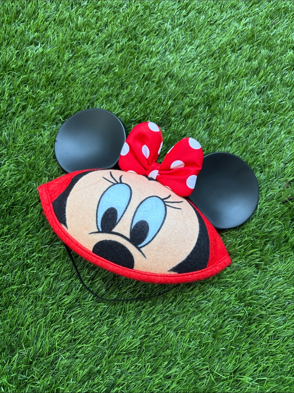 Disney parks  Minnie Mouse Red Polka Dot Bow Kids Headband
